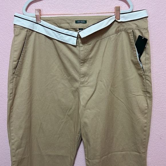 Wild Fable Fold Over Tan Regular Fit Pants. Size 17 - Picture 3 of 11